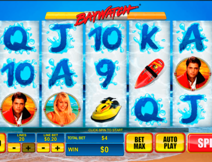 baywatch playtech casino slot spel 