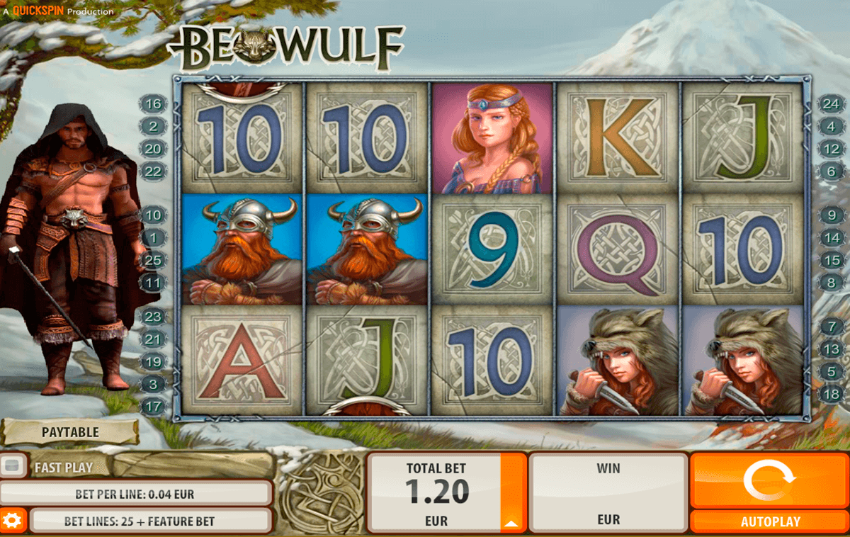 beowulf quickspin casino slot spel 