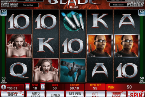 blade 50 lines playtech casino slot spel 