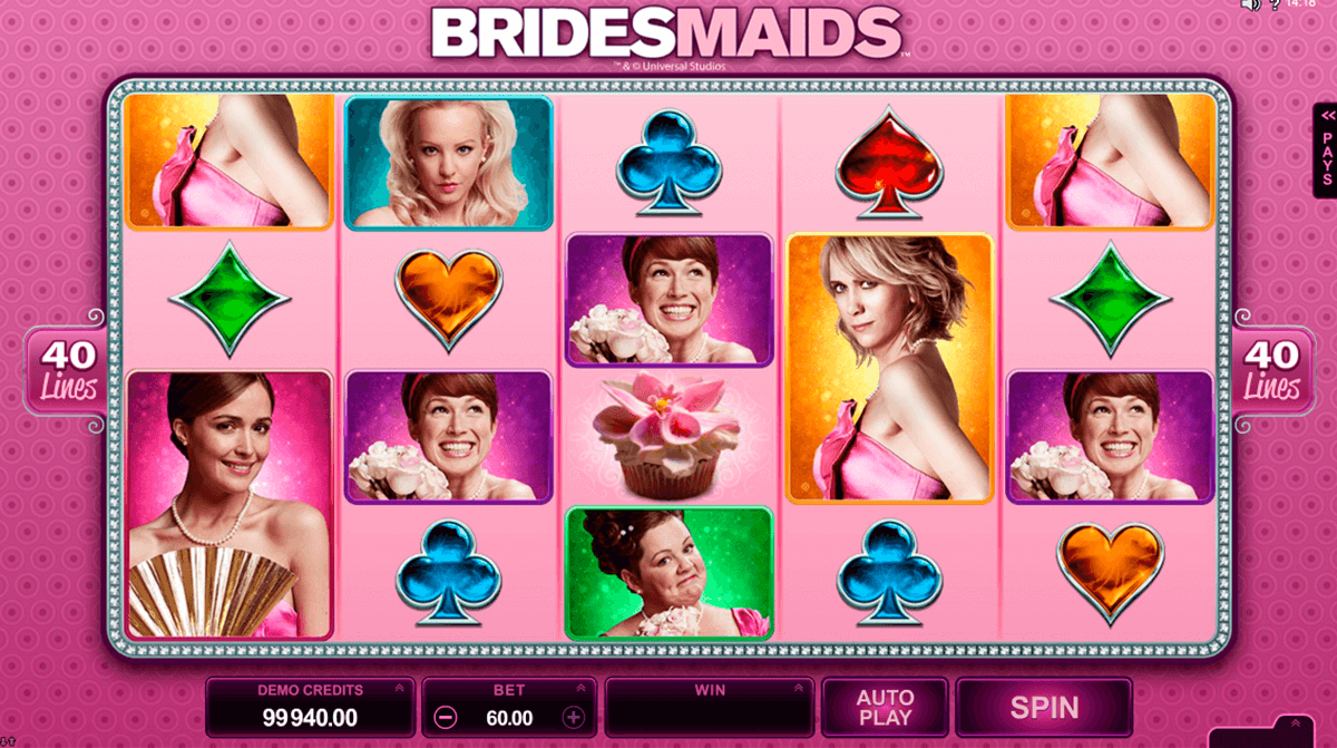 bridesmaids microgaming casino slot spel 