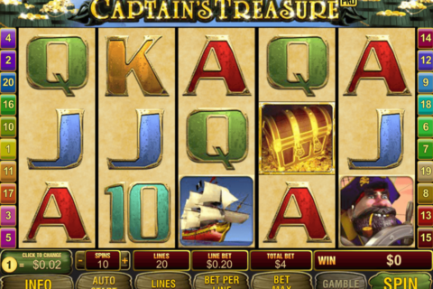 captains treasure pro playtech casino slot spel 