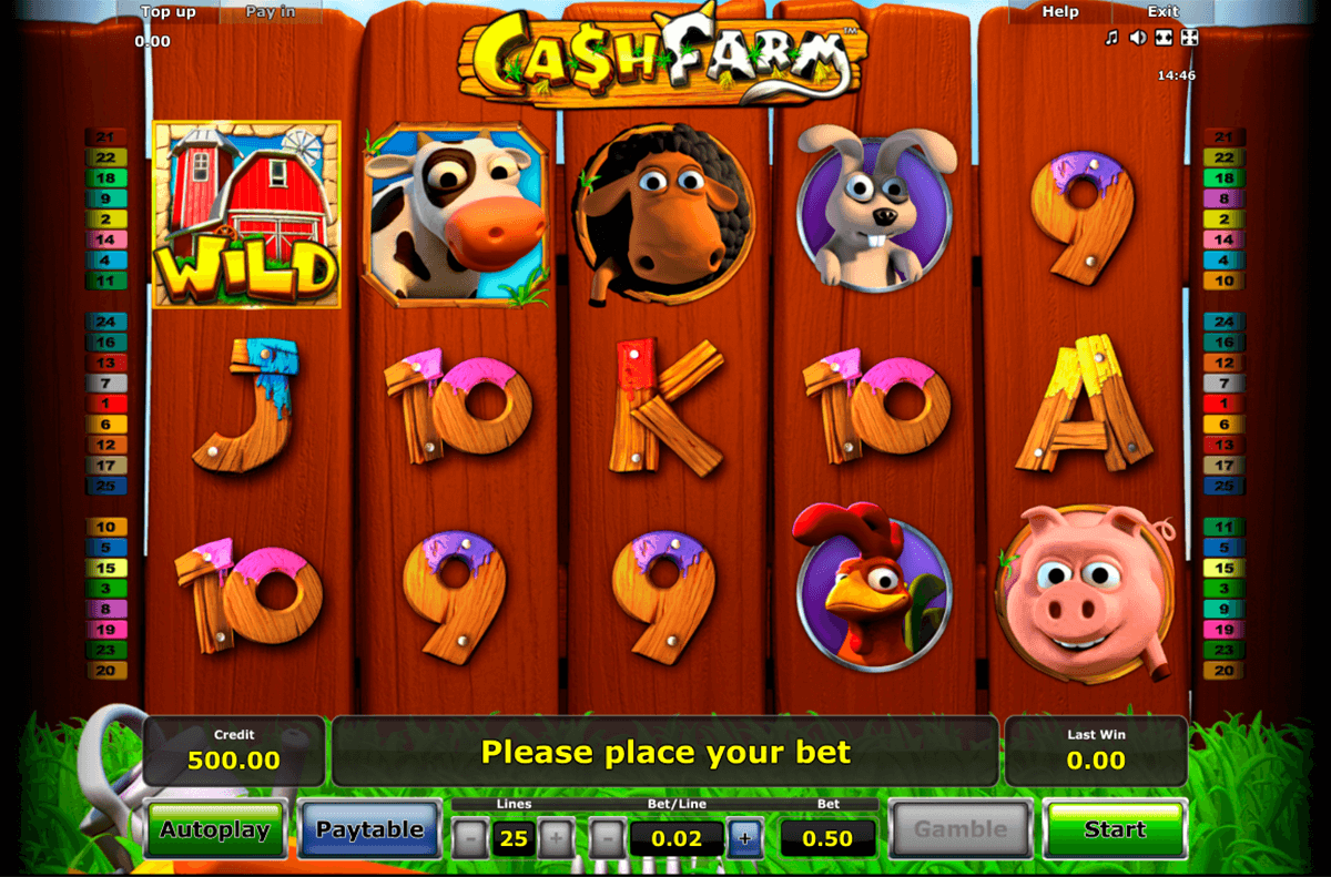 cash farm novomatic casino slot spel 