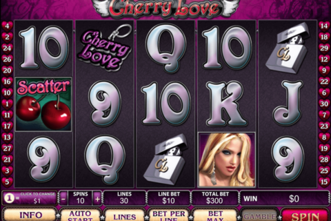 cherry love playtech casino slot spel 