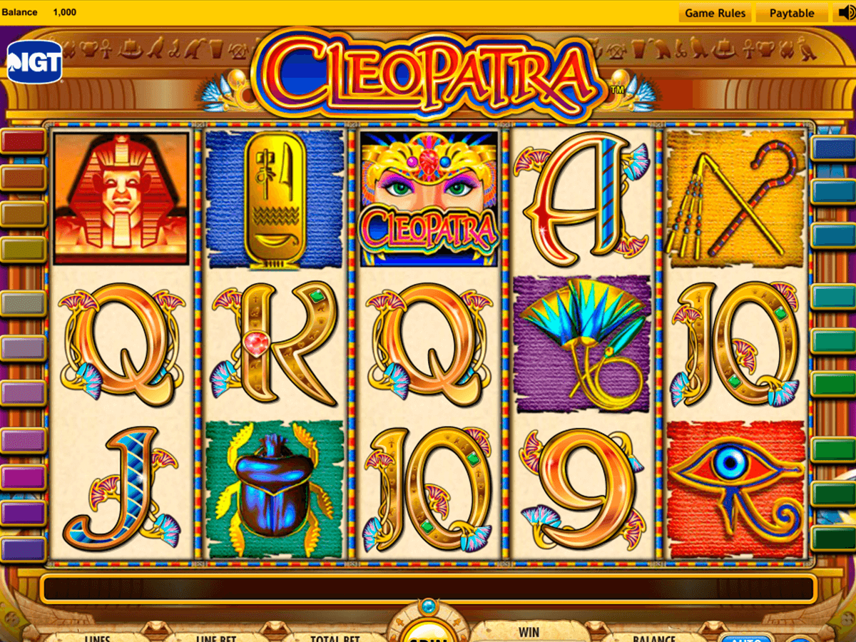 cleopatra igt casino slot spel 