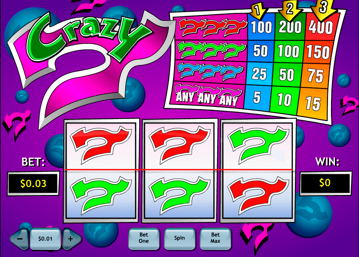 crazy 7 playtech casino slot spel 