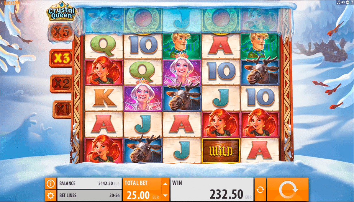 crystal queen quickspin casino slot spel 