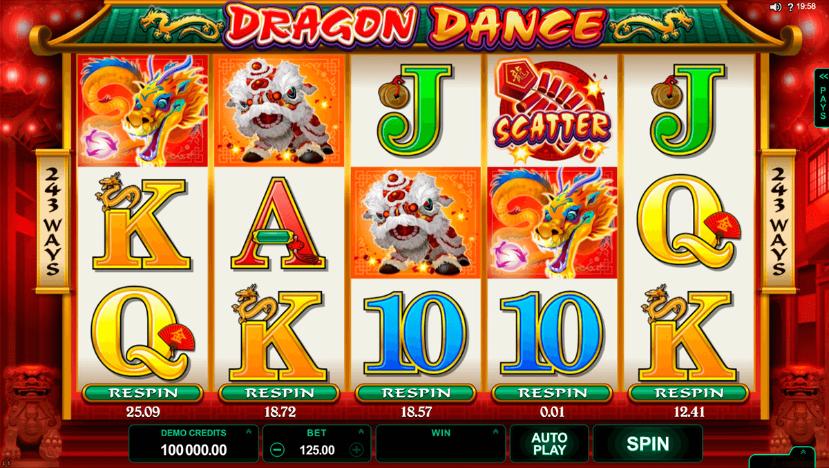 dragon dance microgaming casino slot spel 