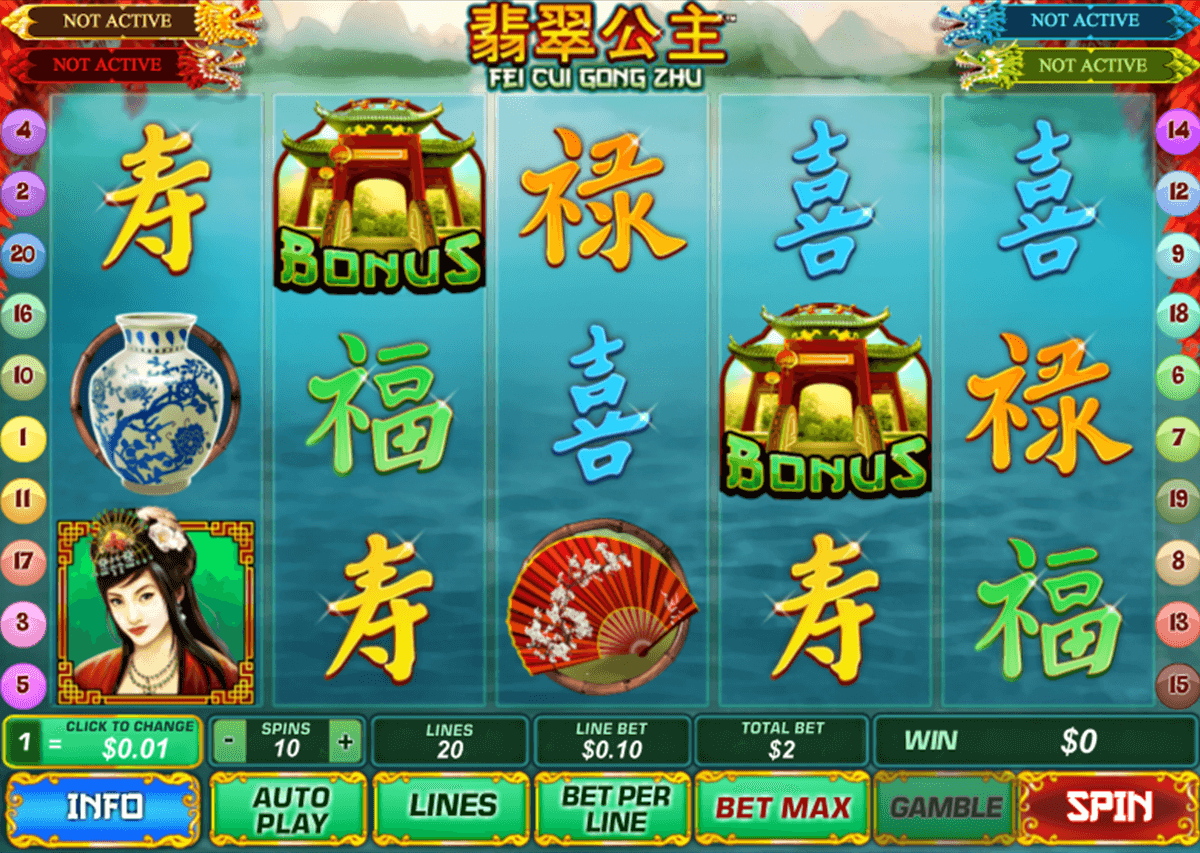 fei cui gong zhu playtech casino slot spel 