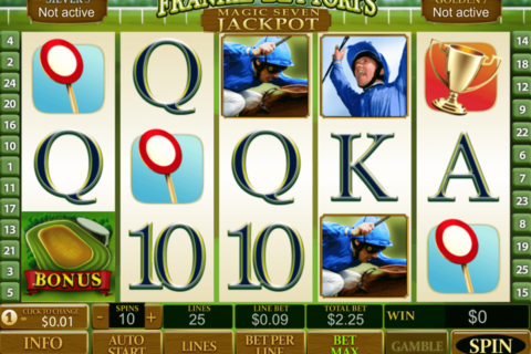 frankie dettoris magic 7 jackpot playtech casino slot spel 