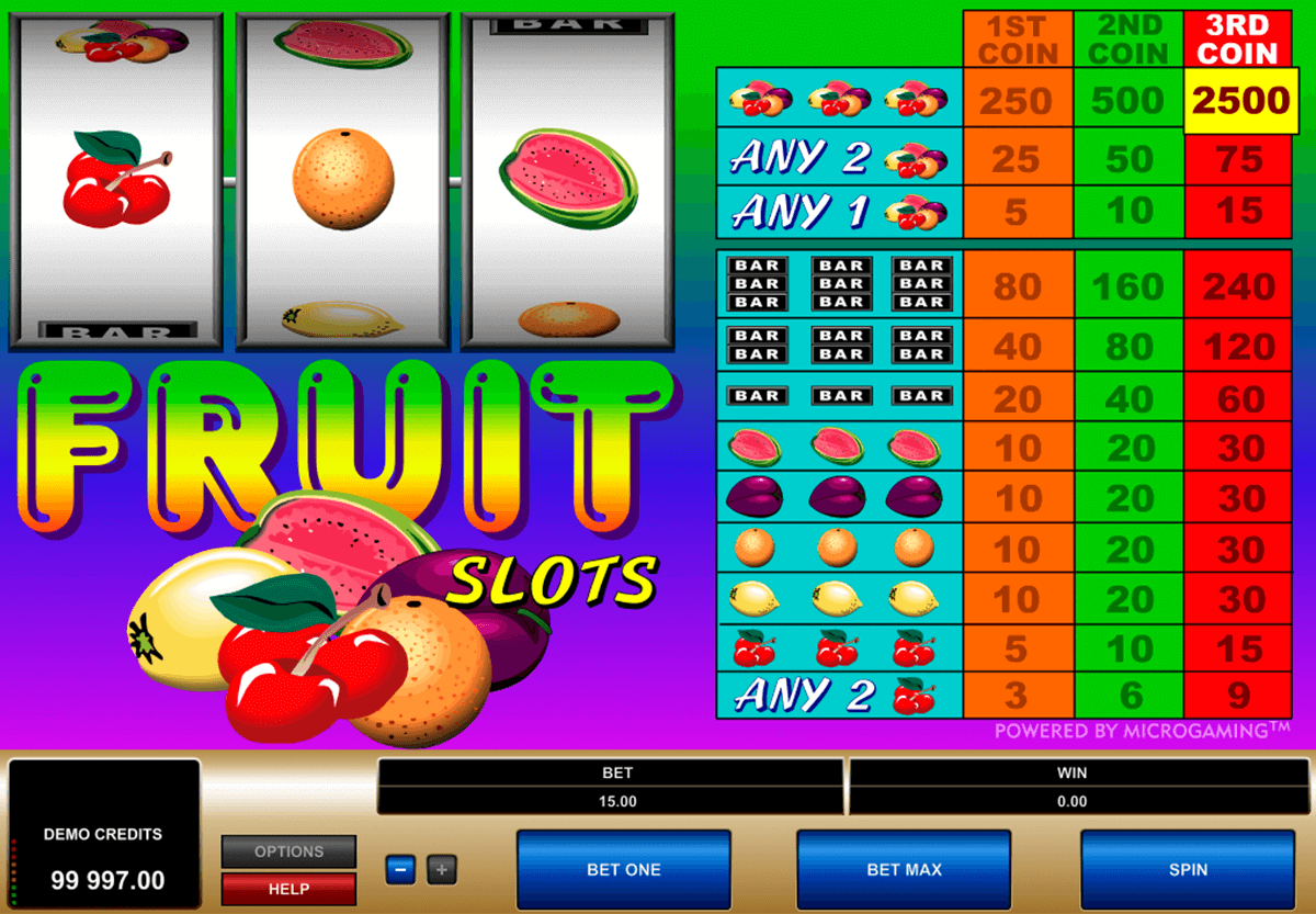 fruit slots microgaming casino slot spel 