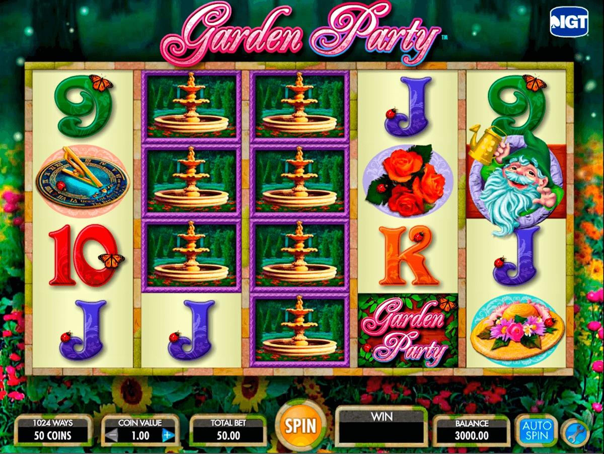 garden party igt casino slot spel 