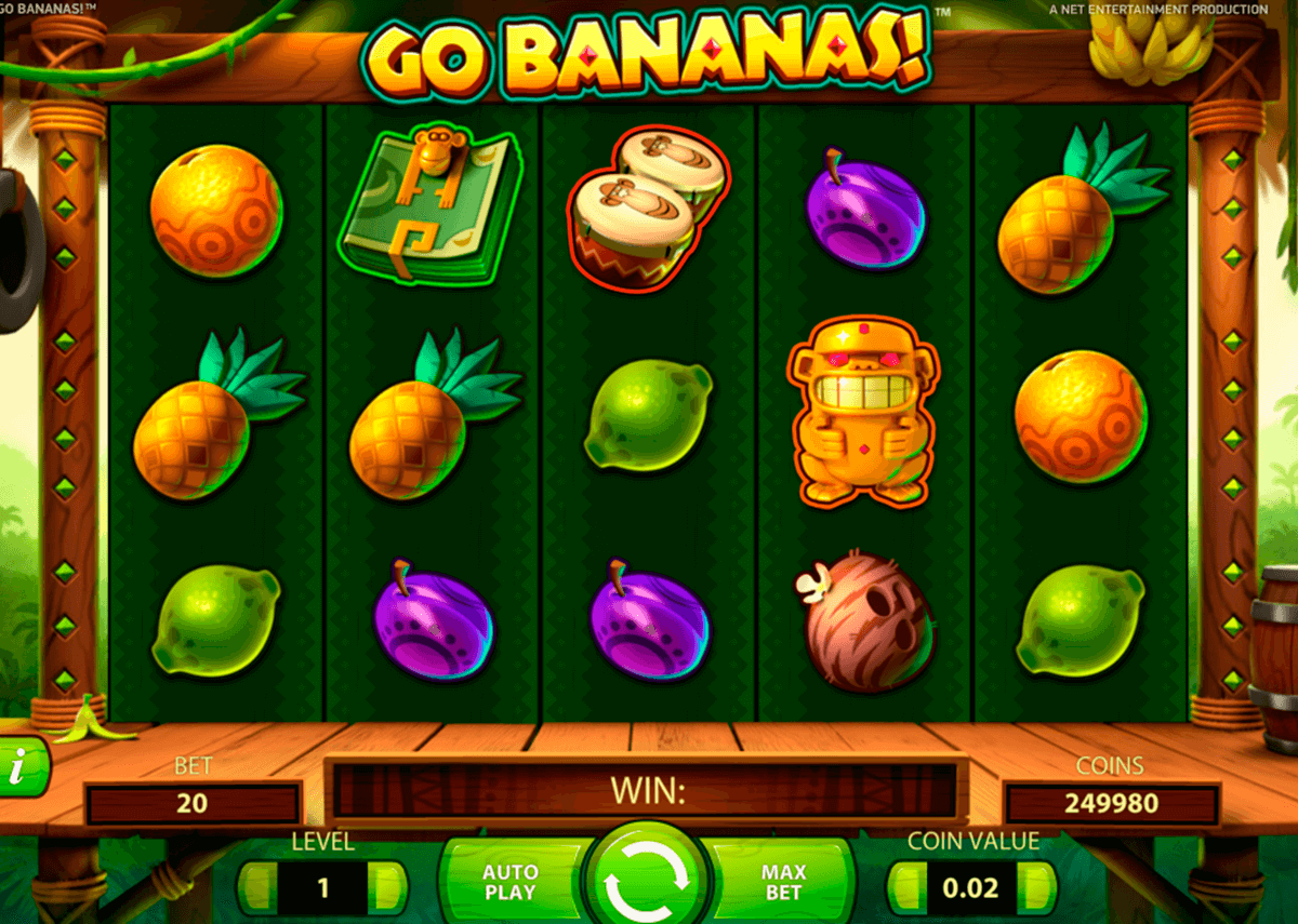 go bananas netent casino slot spel 