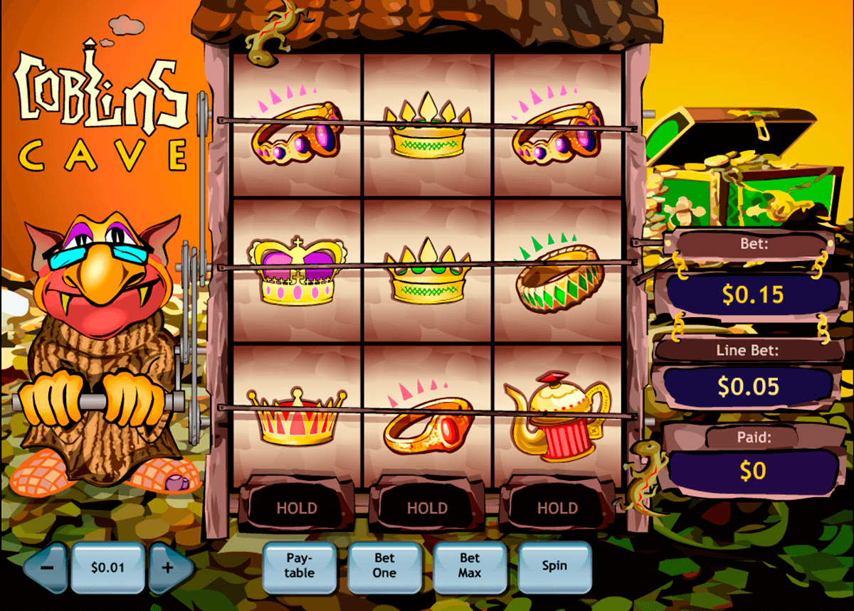 goblins cave playtech casino slot spel 