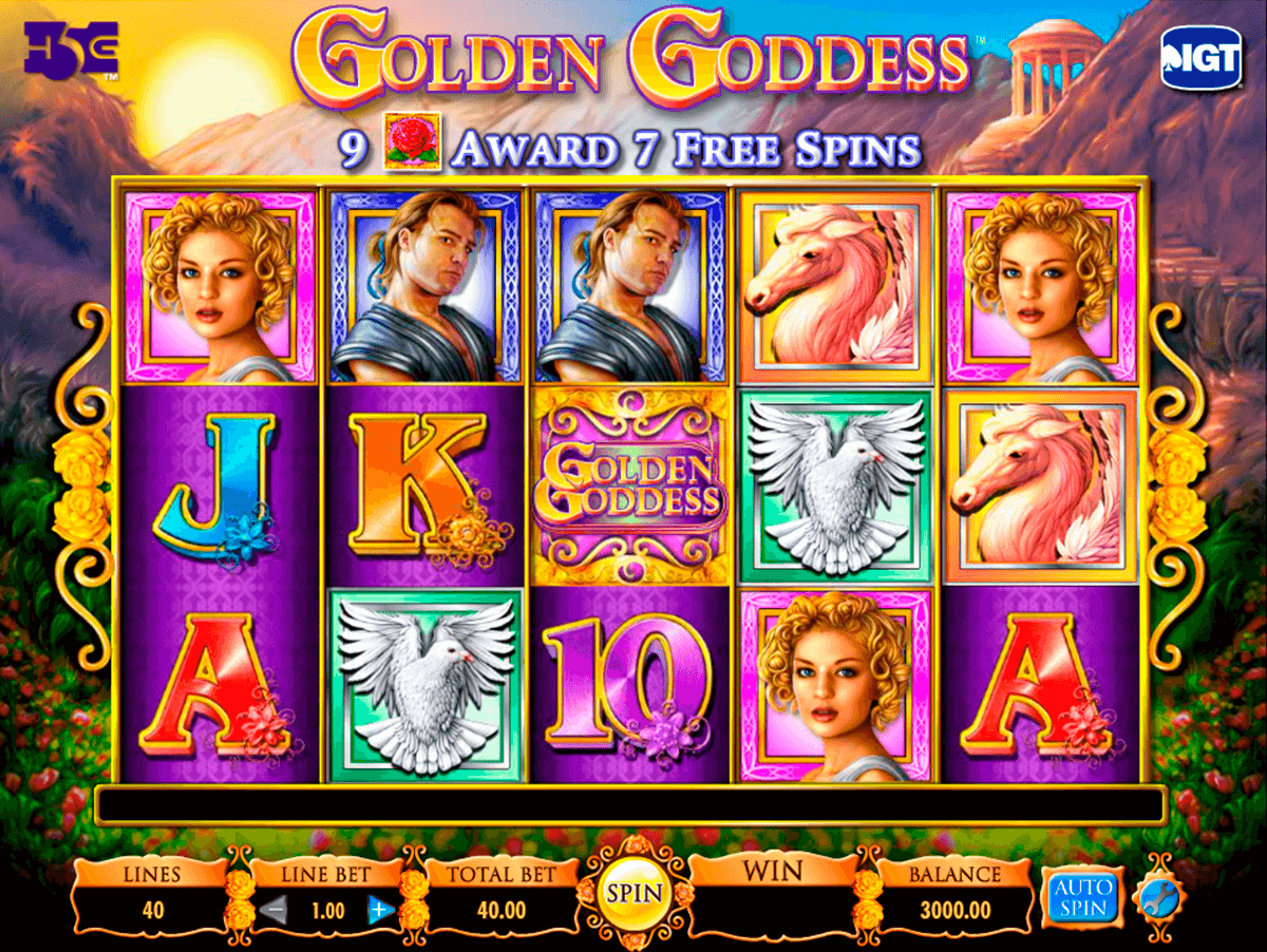 golden goddess igt casino slot spel 
