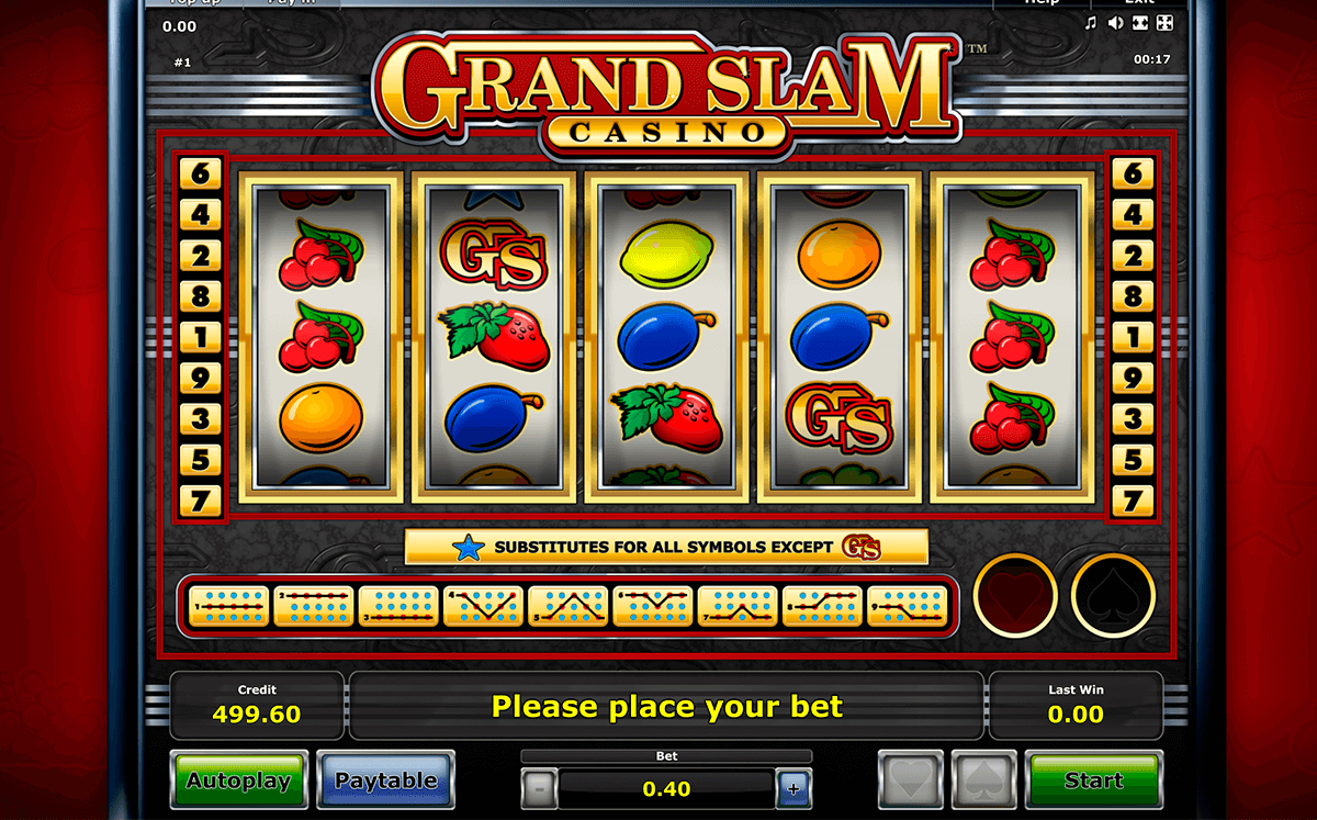 grand slam novomatic casino slot spel 