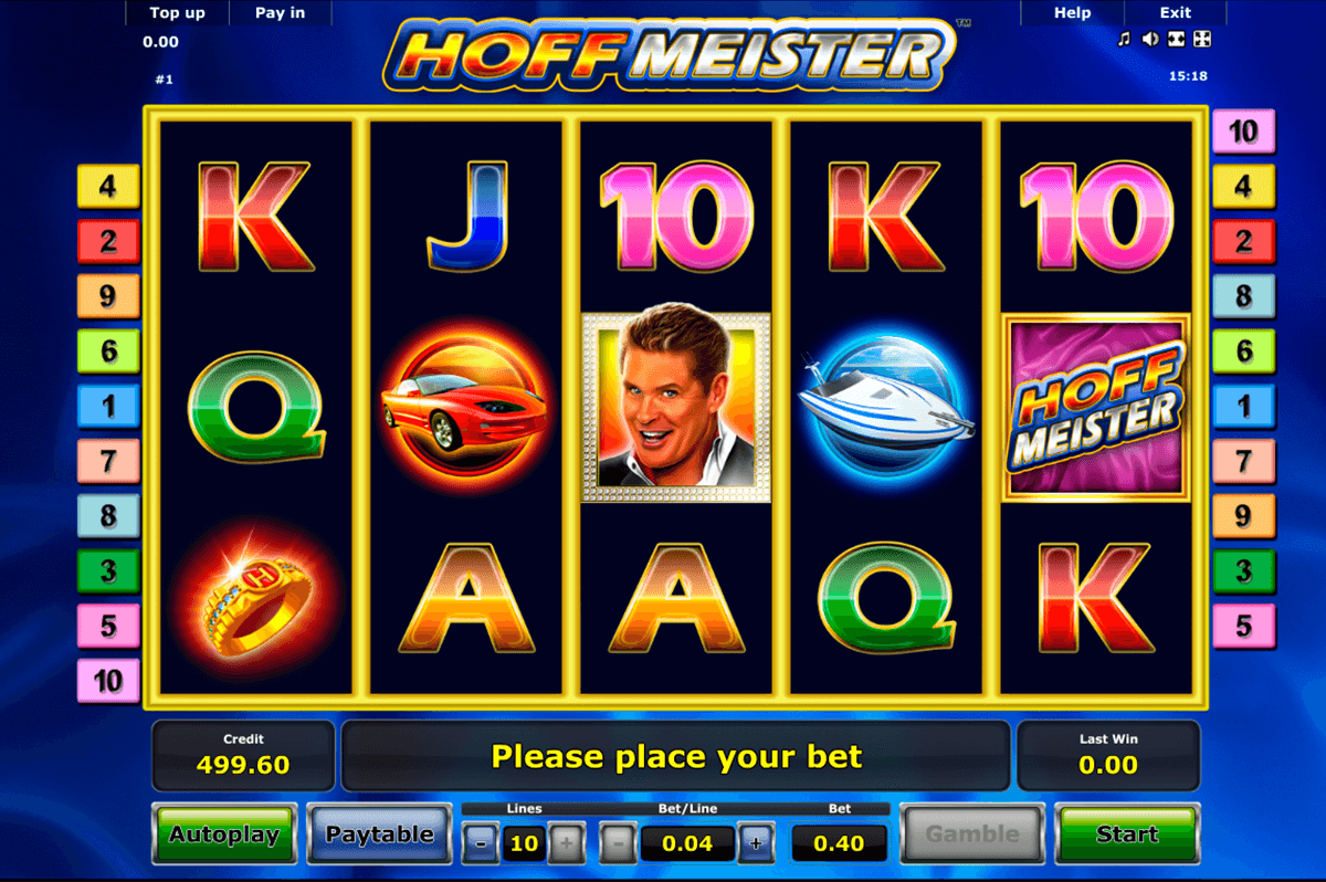 hoffmeister novomatic casino slot spel 