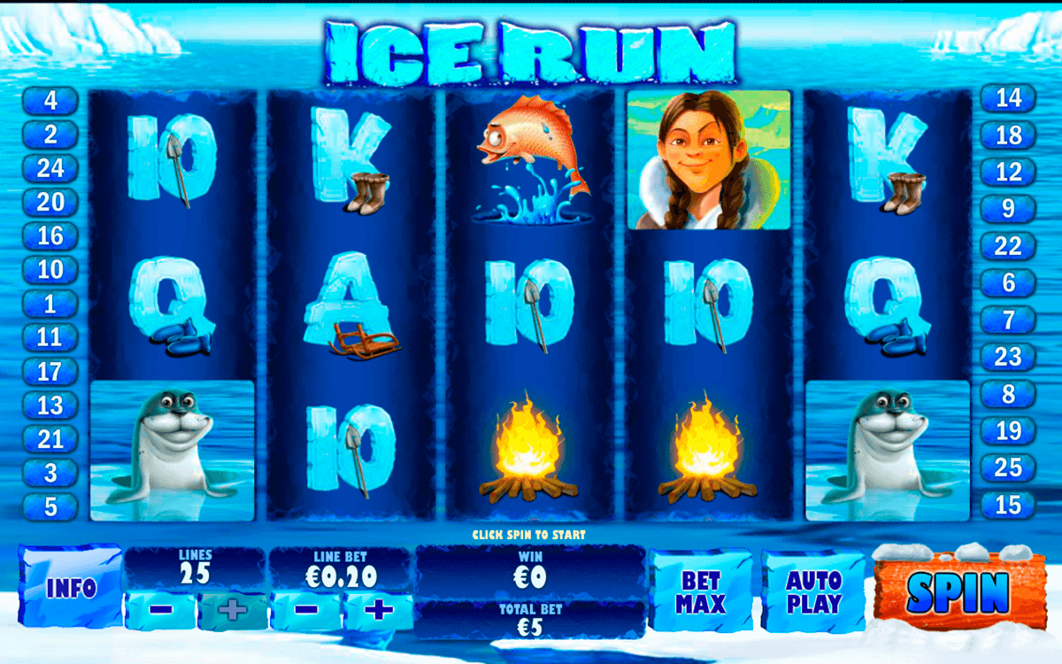 ice run playtech casino slot spel 