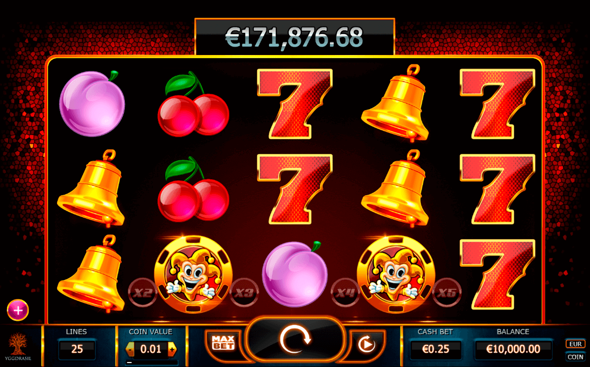 joker millions yggdrasil casino slot spel 
