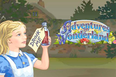Adventures in Wonderland online logo adventures in wonderland playtech