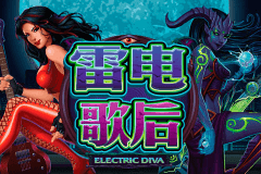 logo electric diva microgaming casino slot spel 