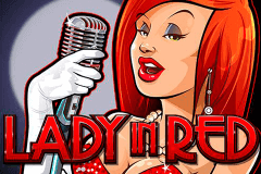 logo lady in red microgaming spelauatomat 