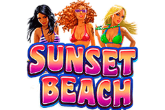 logo sunset beach playtech spelauatomat 