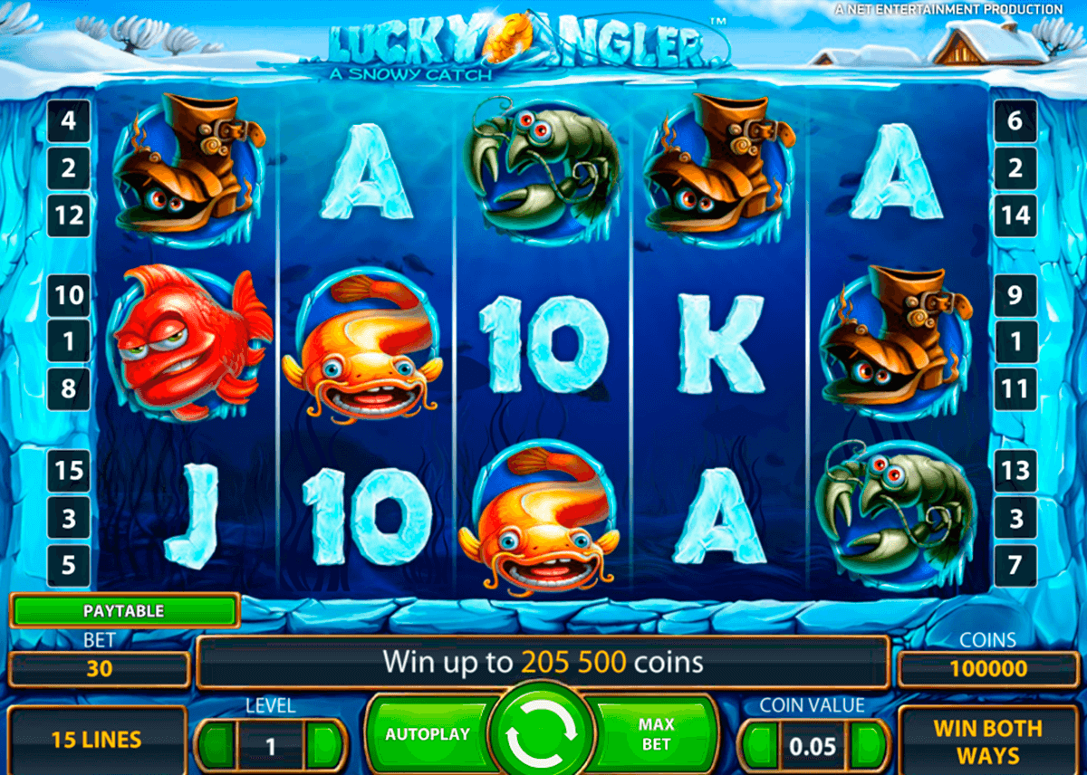 lucky angler netent casino slot spel 