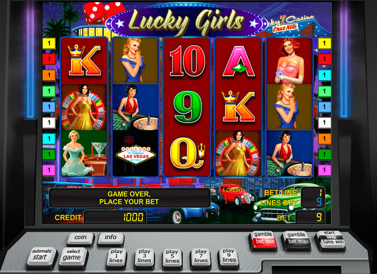 lucky girls novomatic casino slot spel 