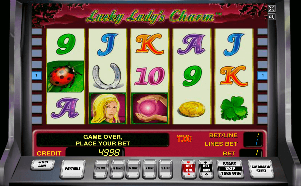 lucky ladys charm novomatic casino slot spel 