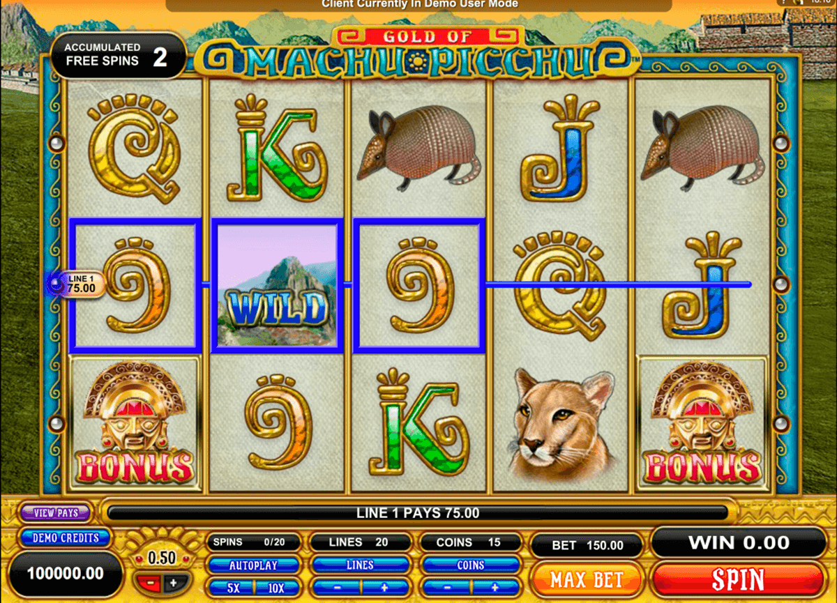 machu picchu microgaming casino slot spel 