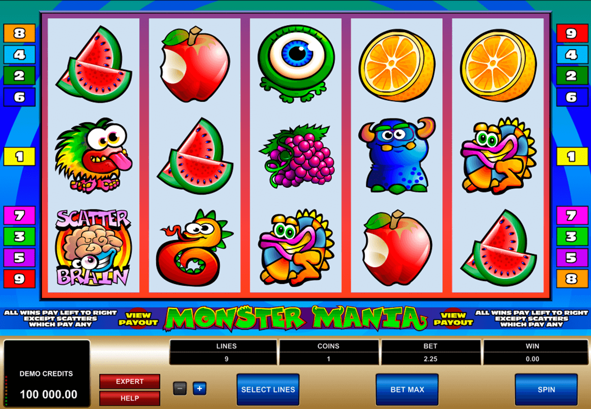 monster mania microgaming casino slot spel 