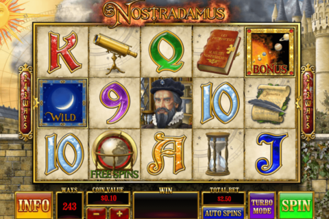 nostradamus playtech casino slot spel 