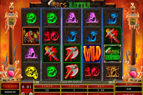 orcs battle microgaming casino slot spel 