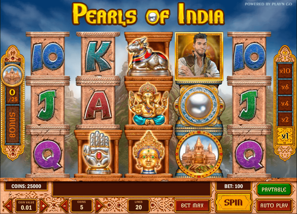 pearls of india playn go casino slot spel 