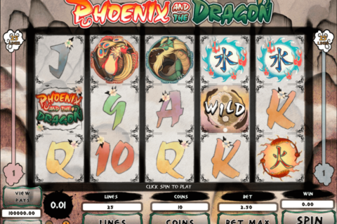 phoenix and the dragon microgaming casino slot spel 