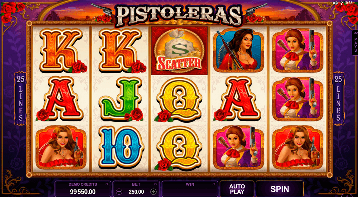 pistoleras microgaming casino slot spel 