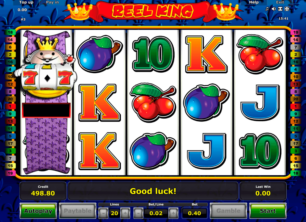 reel king novomatic casino slot spel 