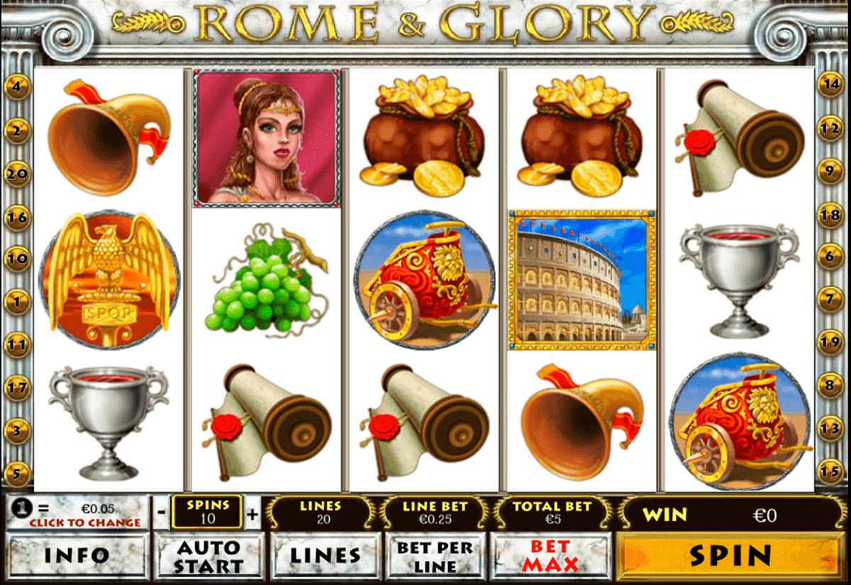 rome and glory playtech casino slot spel 