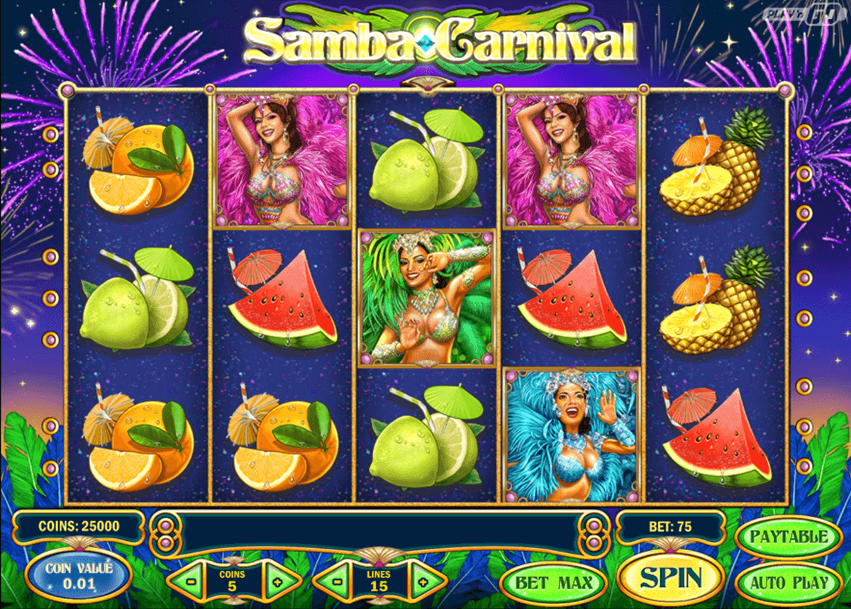 samba carnival playn go casino slot spel 