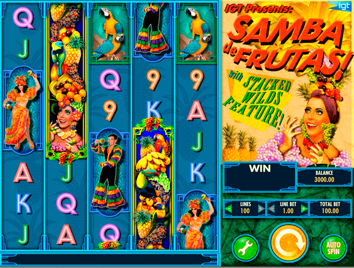 samba de frutas igt casino slot spel 