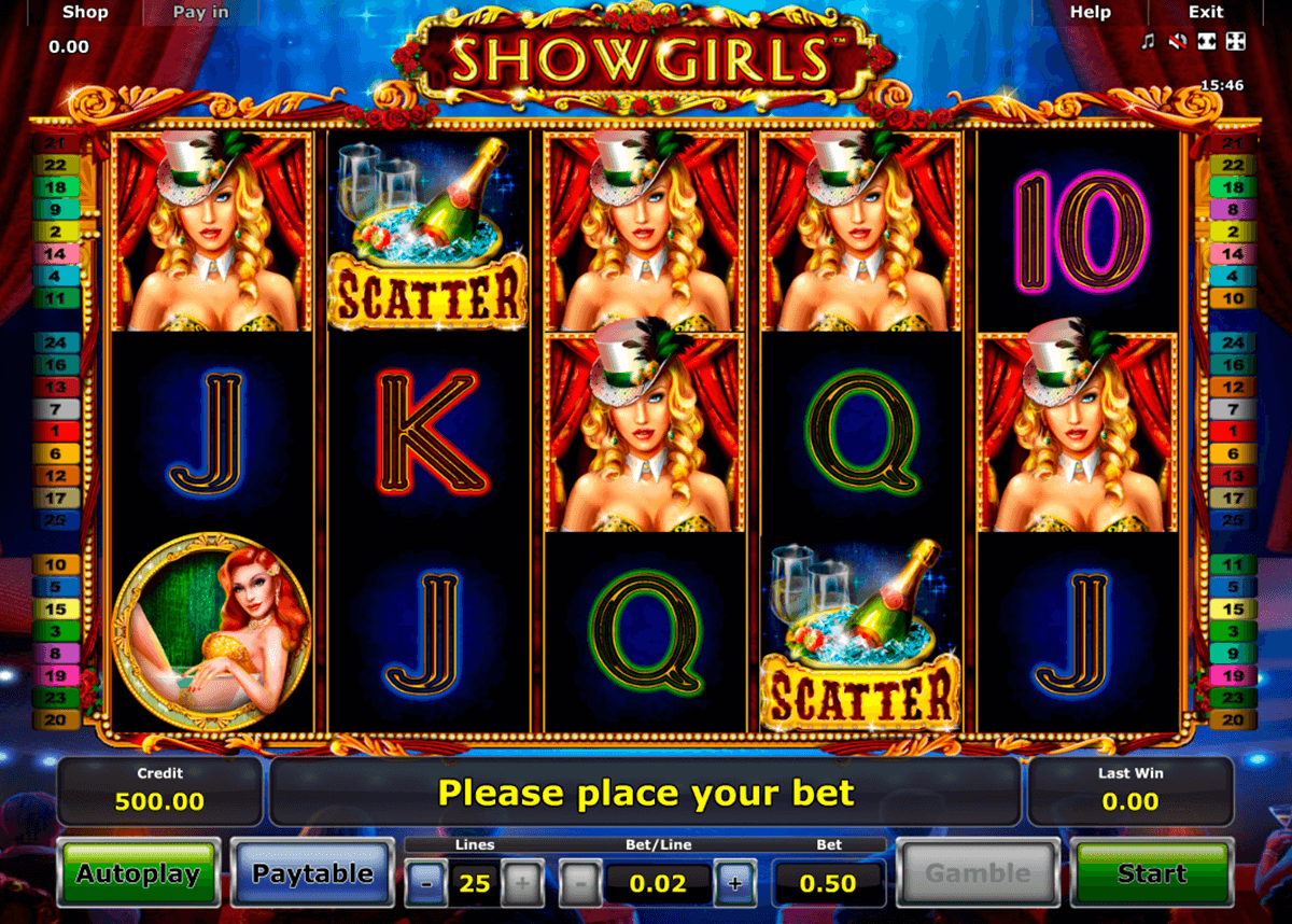 showgirls novomatic casino slot spel 