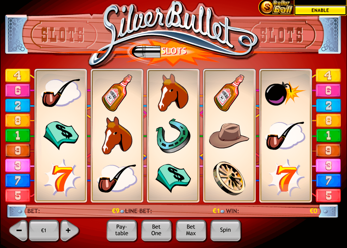 silver bullet playtech casino slot spel 