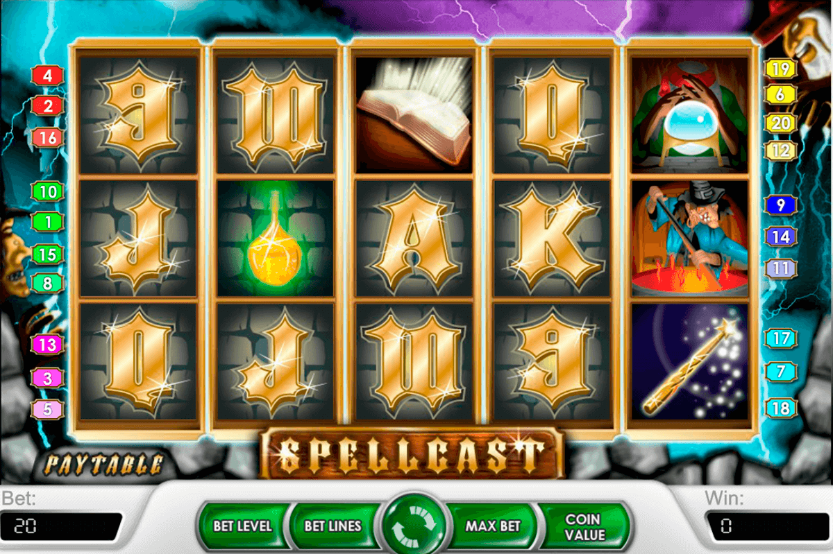 spellcast netent casino slot spel 