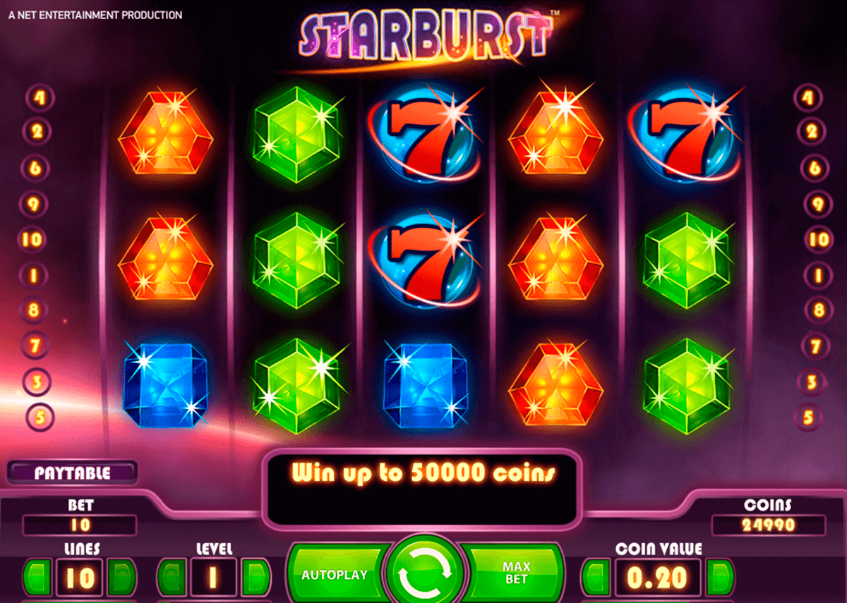 starburst netent casino slot spel 