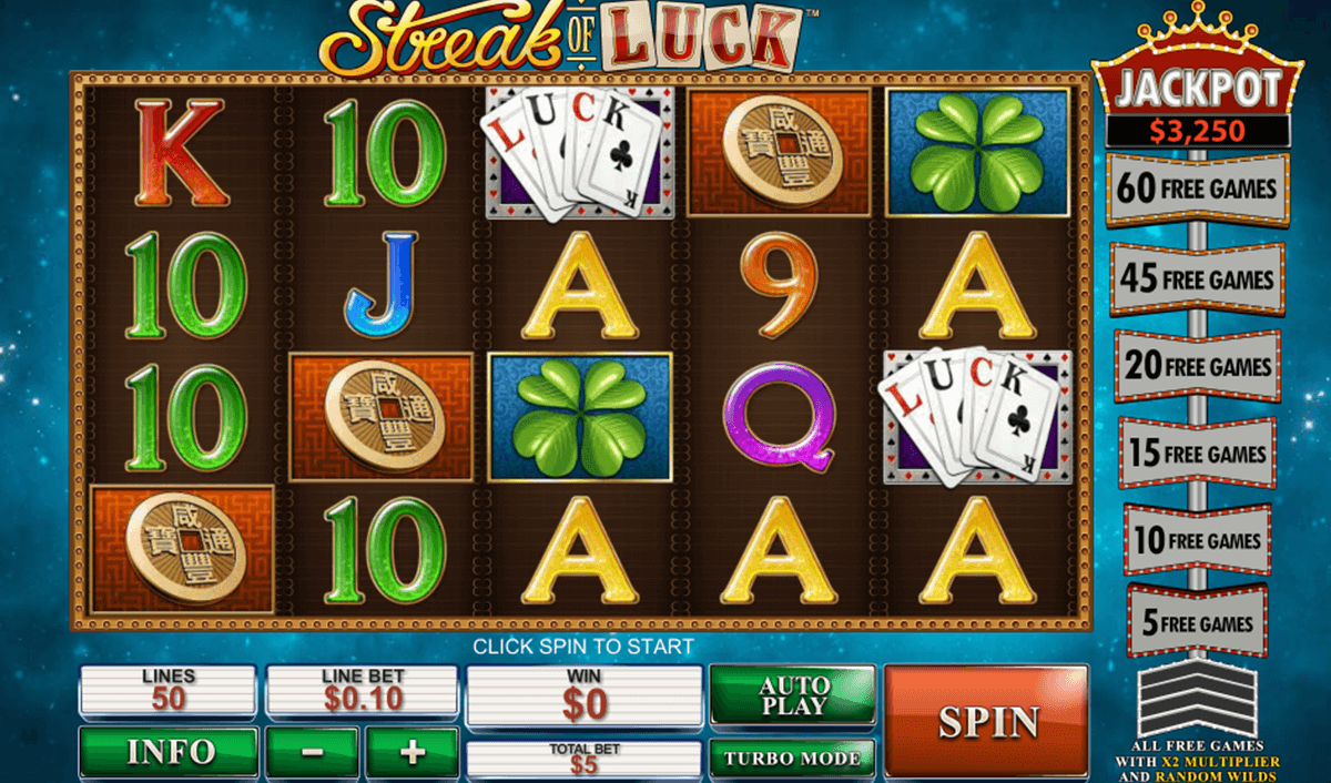 streak of luck playtech casino slot spel 