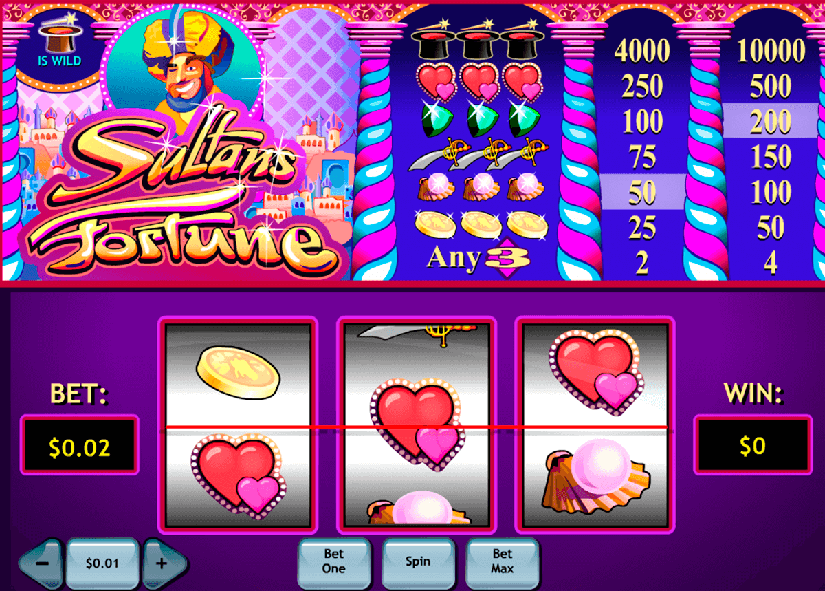 sultans fortune playtech casino slot spel 