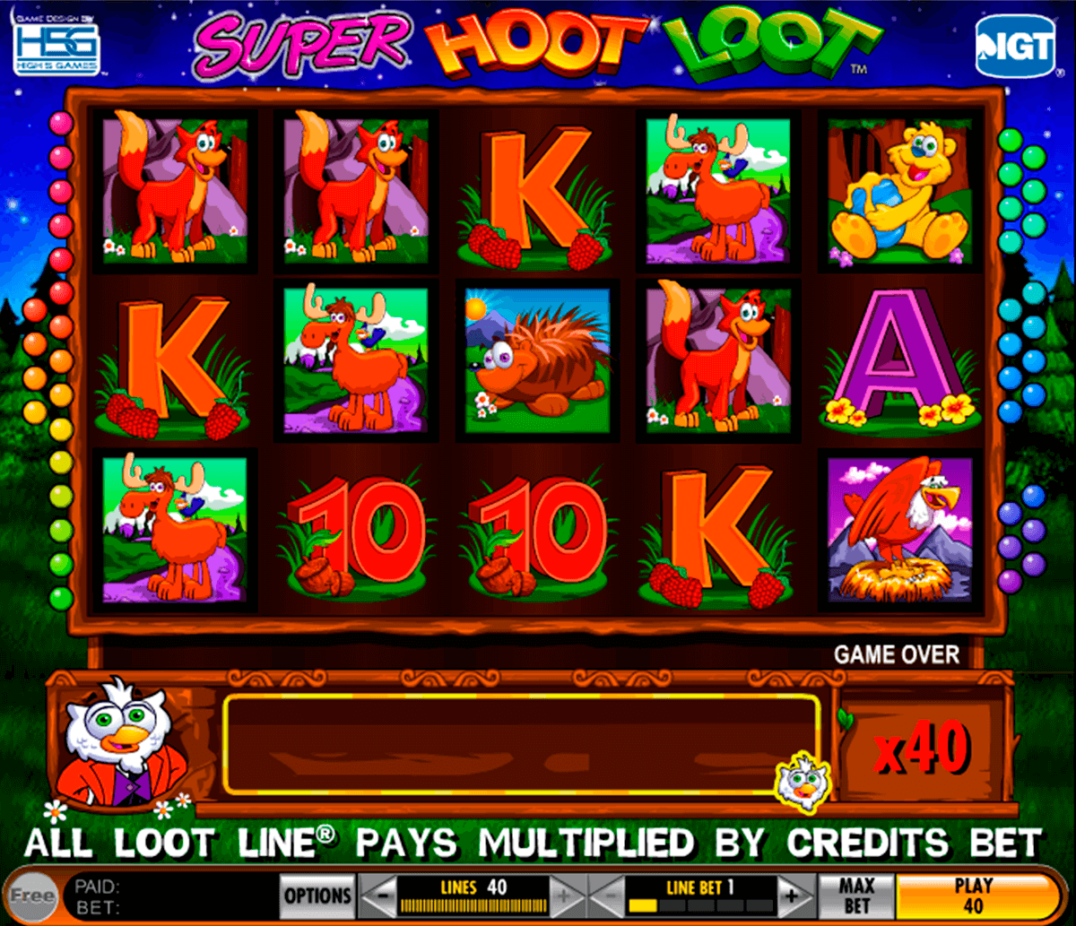 super hoot loot igt casino slot spel 