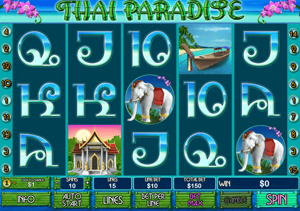 thai paradise playtech casino slot spel 