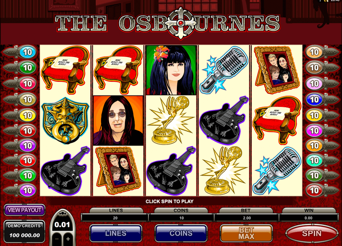 the osbournes microgaming casino slot spel 
