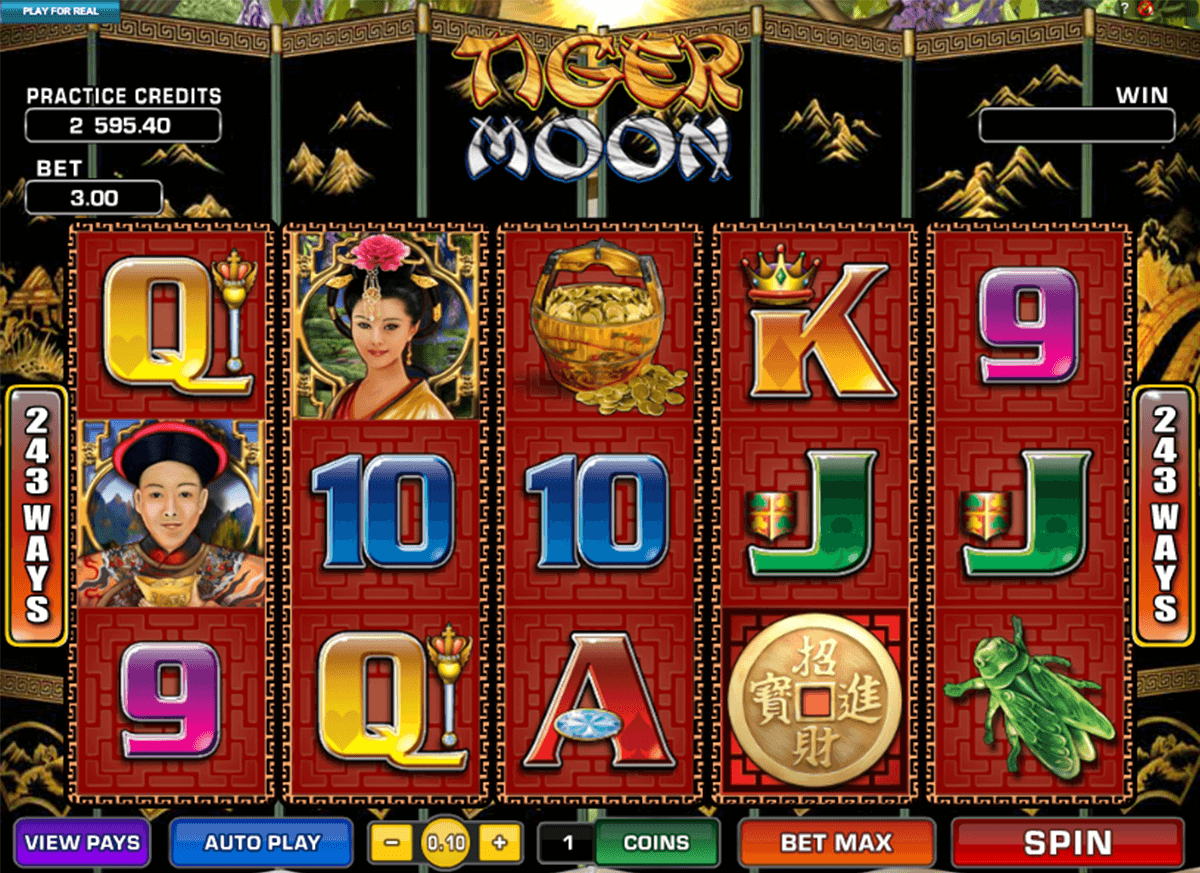 tiger moon microgaming casino slot spel 